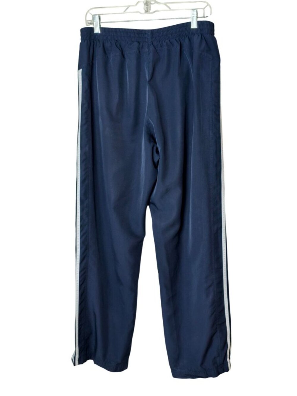 Adidas Mens M Clima365 Track Pants Navy Blue Pckts Zip Ankle Athletic Lined - Picture 3 of 6